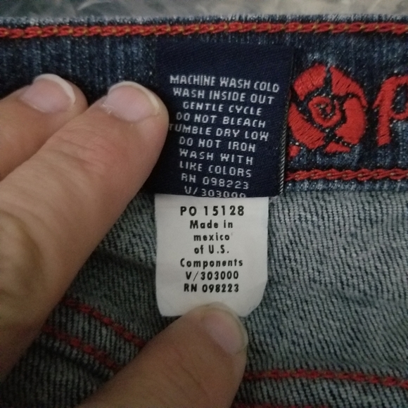 ANCHOR BLUE | Poppy 3-pocket bootcut jeans - Picture 2 of 7